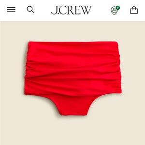J. Crew Red Bikini Bottom
